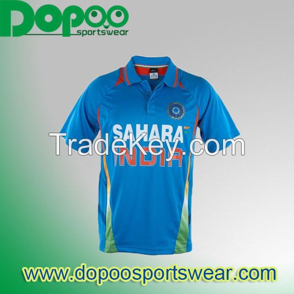 Custom team cricket shirt sublimation cricket kit design