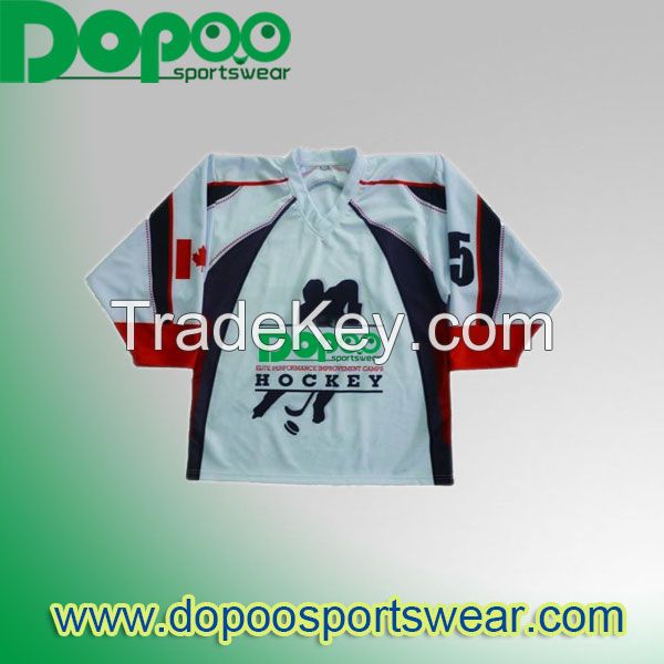 Fashion sublimation cheap blank youth ice hockey jerseys