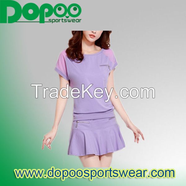 Casual body shape girls shirt made in China