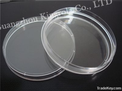 100-mm disposable petri dish with easy-grip brim