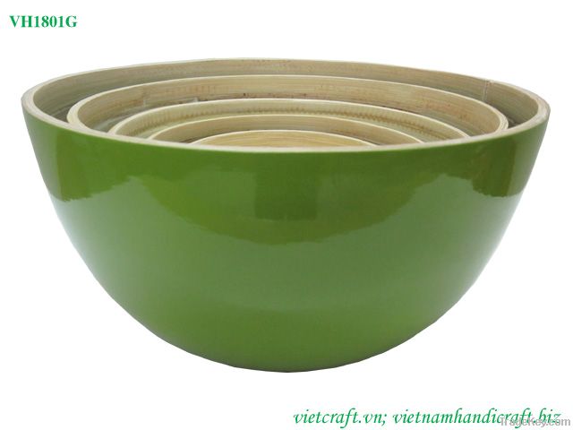 Bamboo bowl