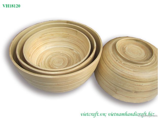 Bamboo bowl