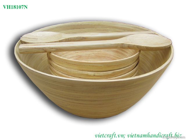 Natural Bamboo Bowl