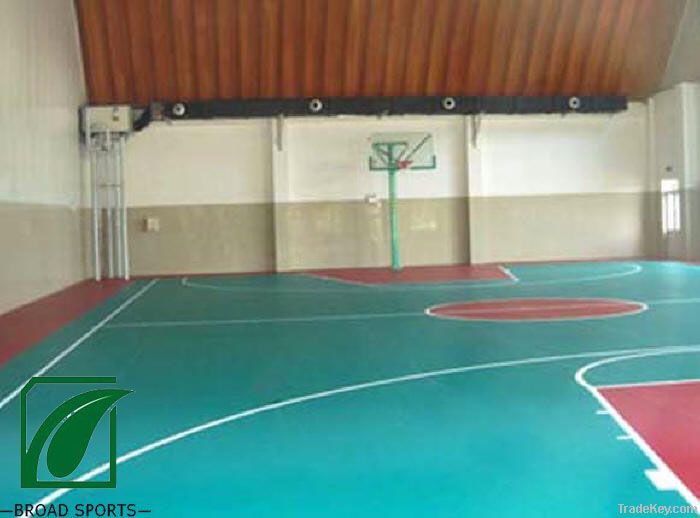 indoor pvc baskeball sports  floor