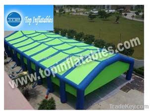 Inflatable tent