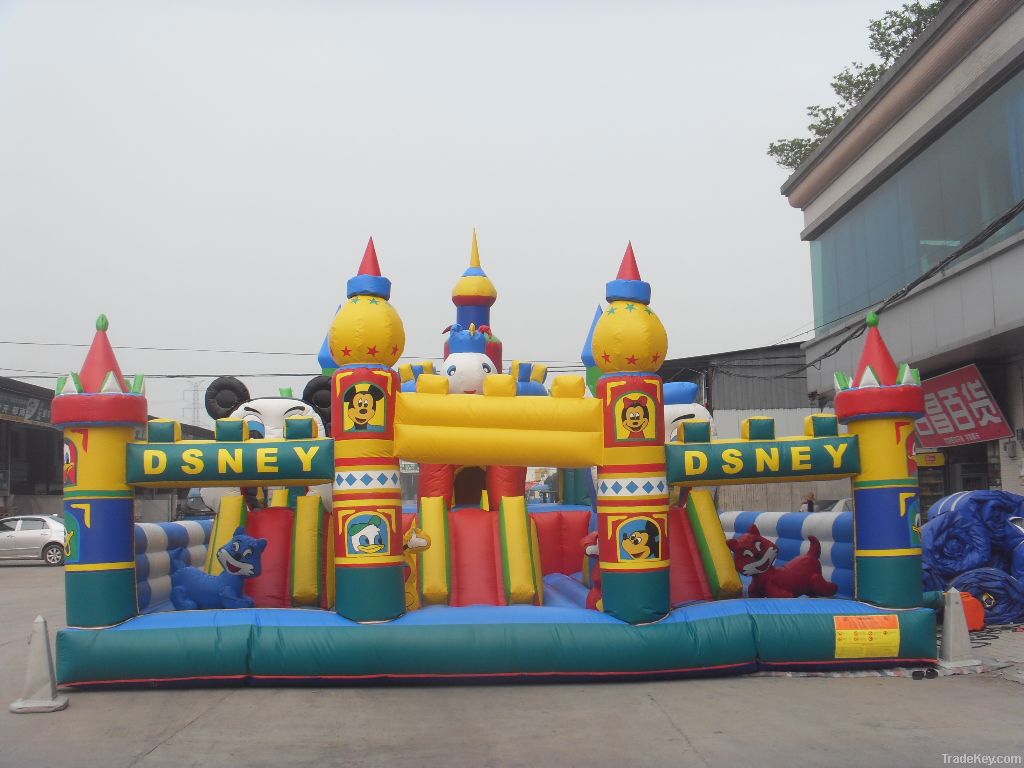 Giant inflatable amusement park equipment for kids