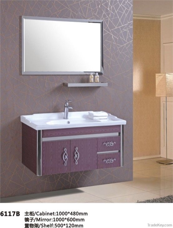 stainless steel vanity