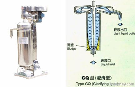 GQ Tubular Bowl Clarification Centrifuges