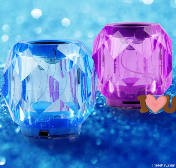 Forever lOVE!!! For Mp3, iphone, ipod, pc...Portable Crystal Mini Speaker