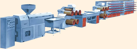 PP/HDPE Leno Bag Circular Loom--(PP Round Yarn Extruder Line)