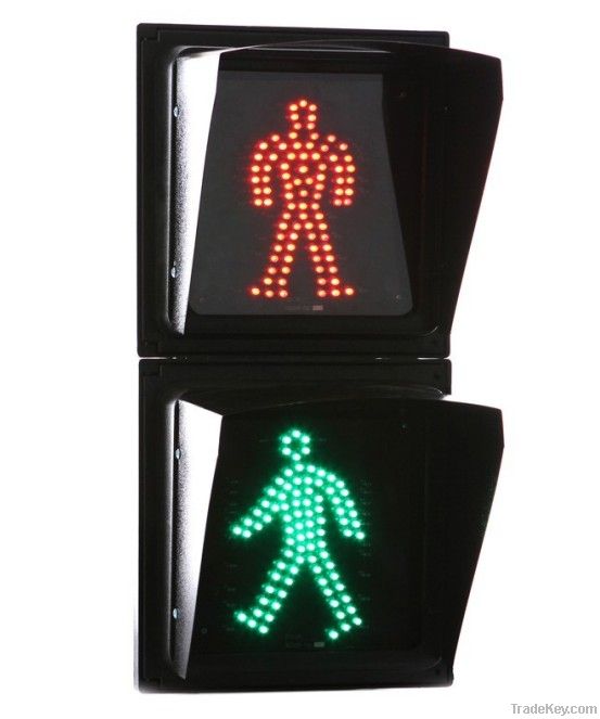 200mm LED Static Red/Green Man Pedestrian Traffic Signal Lamp