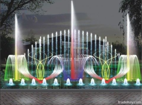 musical dancing fountain