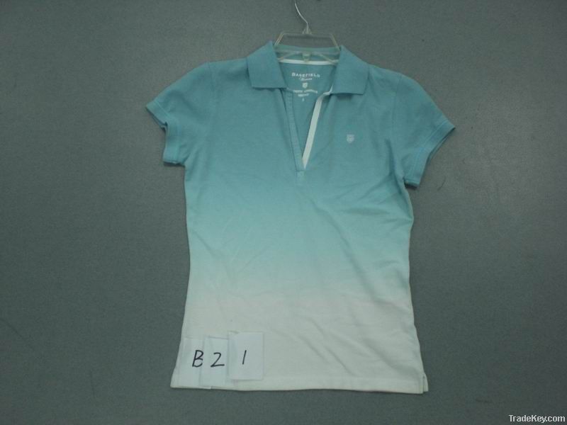 Women's leisure polo shirt