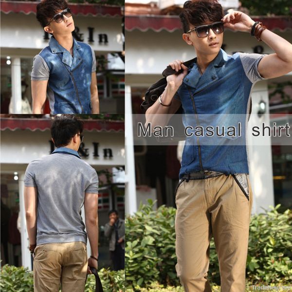 2012 100% Cotton Men&#039;s Shirt 50535