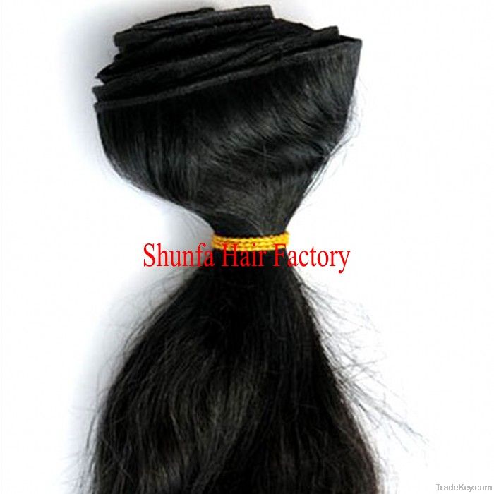 SFW-001 Cheap human hair weft