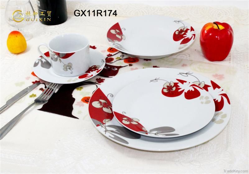 20/30pcs round shape dinner set