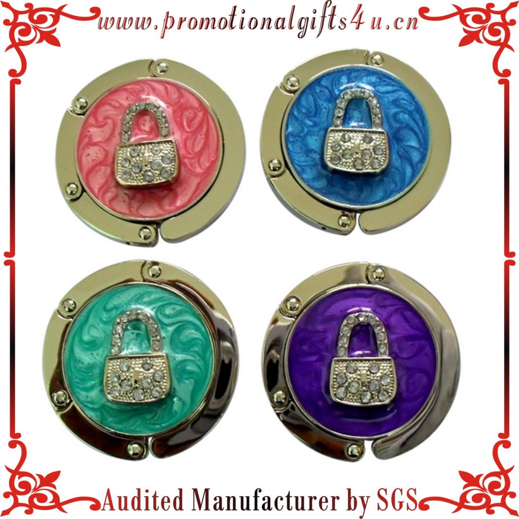 Handbag Holder with Pearl Cream Filled