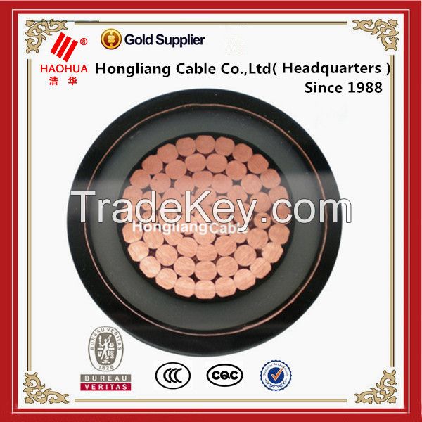 300mm2 XLPE insulation copper conductor Armoured cable