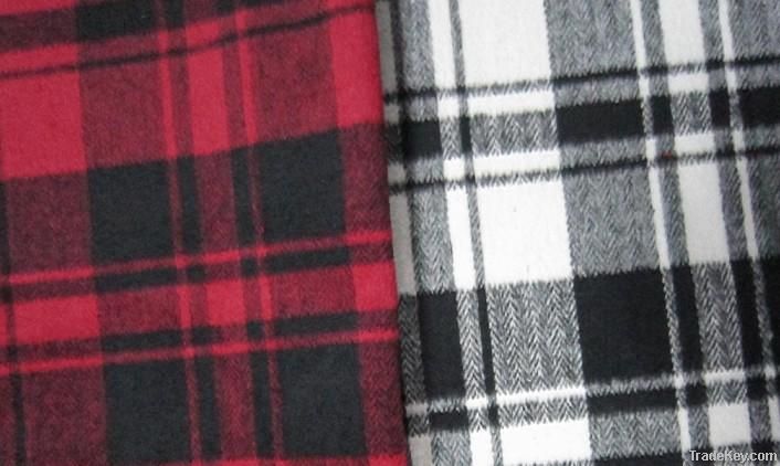 woolen brushed fabric