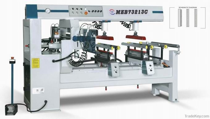 Three-ranged carpenter drilling machine