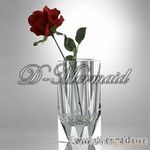 K9 Crystal vase, clear glass vase