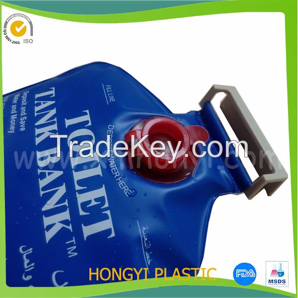 non-corrosive pvc toilet tank bank; plastic toilet tank bank resistant to fungal growth