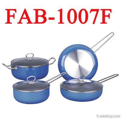 7pcs Aluminum Non-Stick Cookware Set