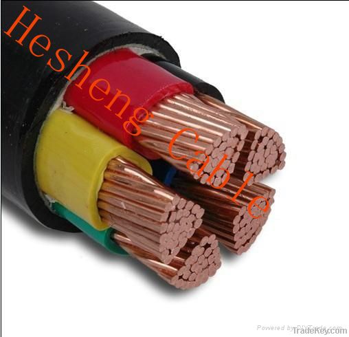 Power Cable 5x35mm2 50mm2 XLPE Insulation PVC Sheath 0.6/1kv