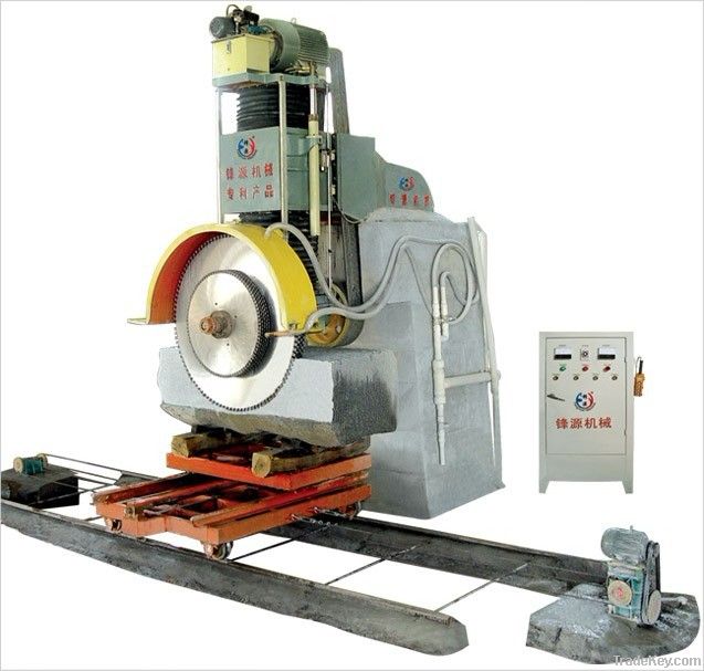 single-arm hanging cylindrical multi-chip-oriented stone cutter