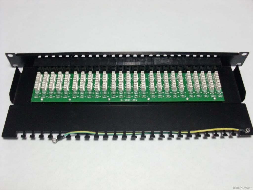 50 Ports RJ45  Voice & data patch panel