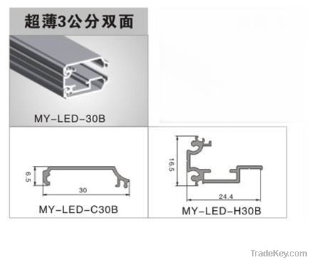 SALE:3CM SLIM LED DOUBLE/SINGLE-SIDE LIGHT BOX