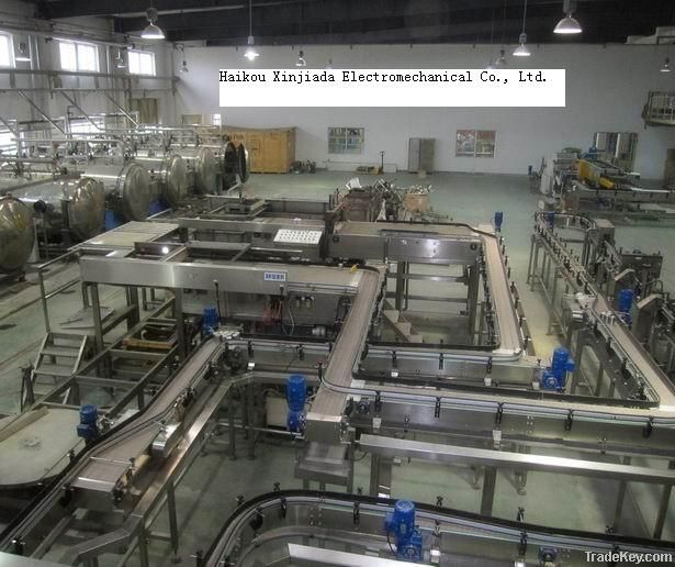 Fully Auto transmission assembly line Conveyor for cans and bottles