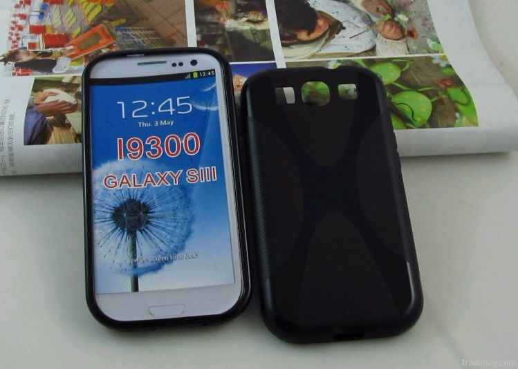 TPU &quot;X&quot; design case for Samsung Galaxy S3