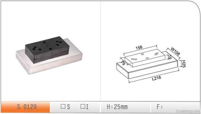 box, stainless steel box sofa leg S0129