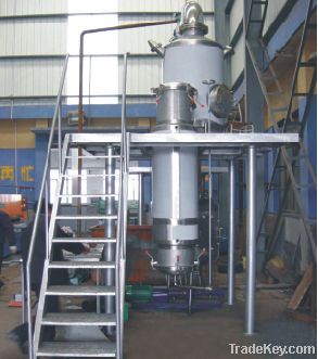 Climbing film evaporator