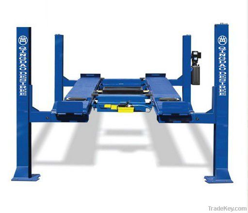 Four post hydarulic auto lifts used for alignment with CE