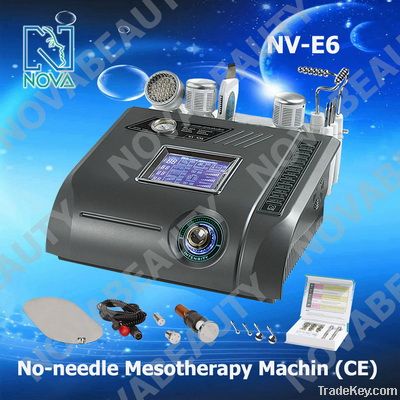 No-needle Mesotherapy beauty instrument 6 in1