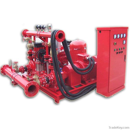 UL FM electric+diesel+jockey fire pump