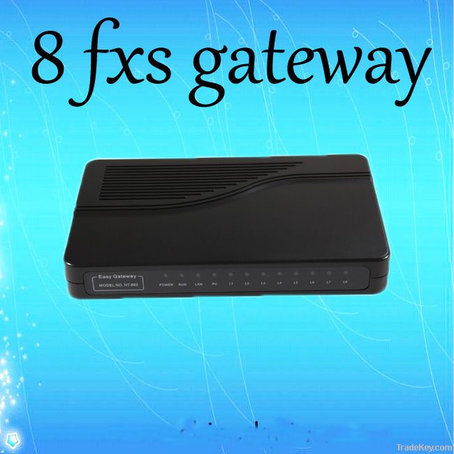 8-fxs voip gateway