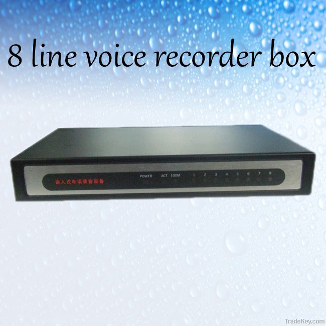 8 lines voice recorder box