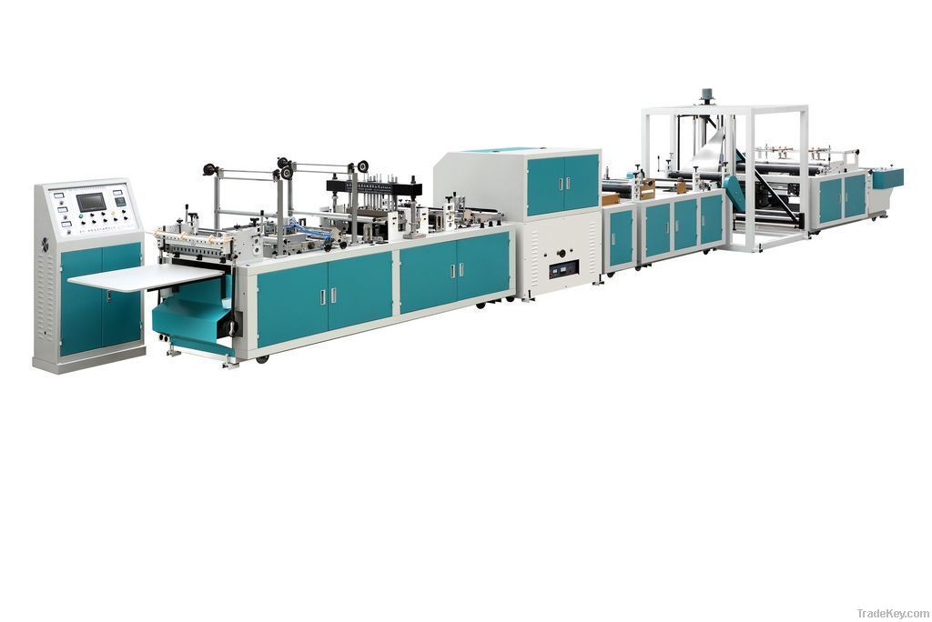 full automatic tridimensional non woven bag making machine