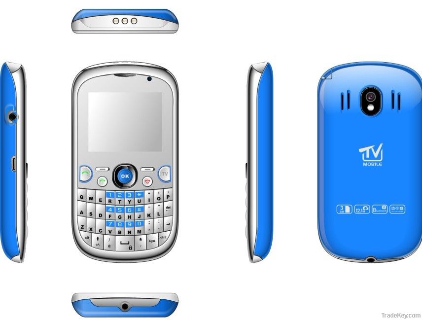 The newest 3 sim cards and 3 standby  mobile phones with TV
