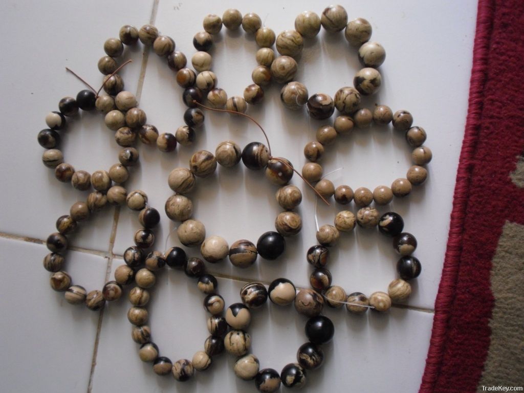 Beads White Amber