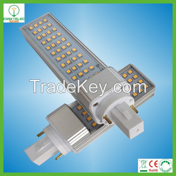 85-265V 6W 8W 10W 12W Aluminum LED G24 Plug Light G24 LED Light LED Pl Light