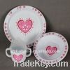 3pcs Melamine kids dinner set