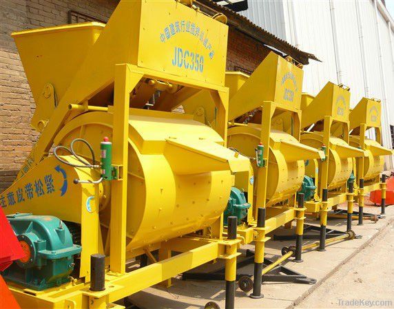 portable mini JDC350 concrete mixer with pump