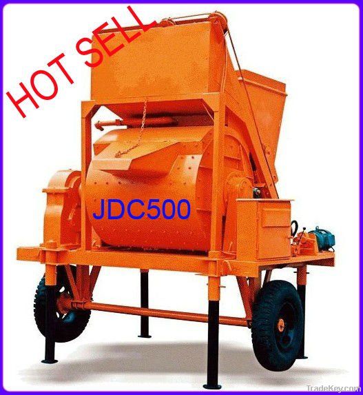 High-tech multifunctional JDC500 mobile concrete mixer