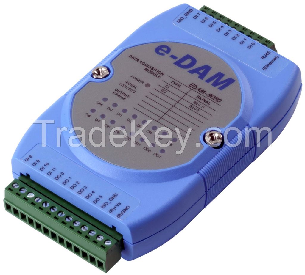 12 DI and 6 DO channels Digital I/O Module