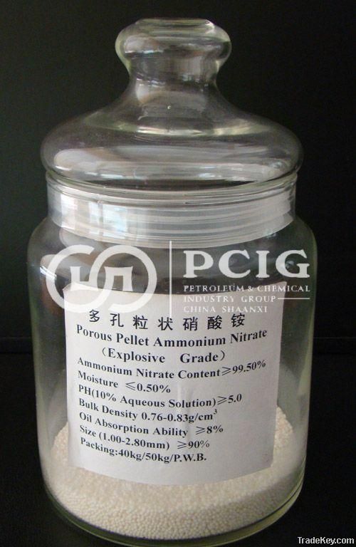 Ammonium Nitrate Porous Prilled