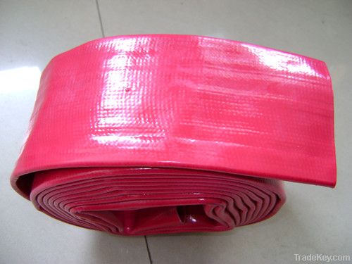 Flexible PVC layflat discharge hose 1-8inch